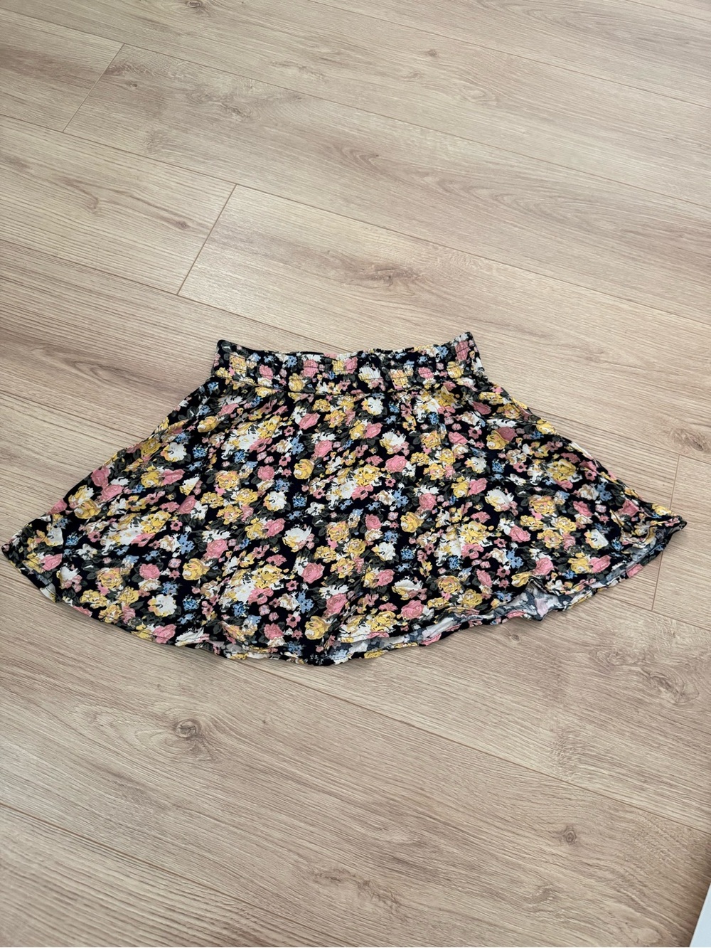 Veto Moda Floral A-Line Mini Skirt, Size S